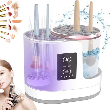 PureBrush Pro+™ 3-in-1 Makeup Brush Cleaner + UV Dryer