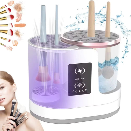 PureBrush Pro+™ 3-in-1 Makeup Brush Cleaner + UV Dryer